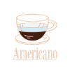 Café cadeau d'amateurs d'Americano