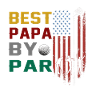 bester papa von par lustigem golf