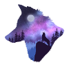 Wolf and galaxy