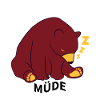 Tired bear - I'm tired - sleep