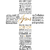 Resurrection power, cross, black with gold