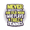 Tischtennis Opa