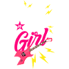 Rock N roll fille cadeau