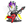 Unicorn hard rock band motif women men children