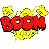Dynamic Bomb Explosion Illustration