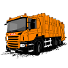 Garbage truck - garbage truck