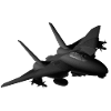 schwarzer F-14 Tomcat Düsenjäger