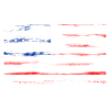 Notleidende US-Flagge