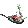 Vegetable pan
