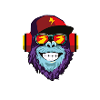 Junggesellen crew affe
