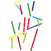 Farben Striche - Linien Spiel
