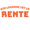 die legende ist in rente