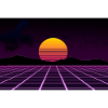 Retrowave Sunset