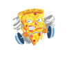 Pizza dumbbell pizza fan