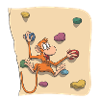 Monkey bouldering