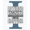 Retired Engineer Happy Retirement Gift