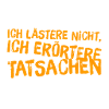 ich lästere nicht