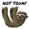 Sloth Sloth Not Today