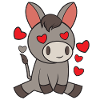 donkey in love