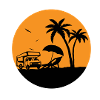 Camping-car sur la plage