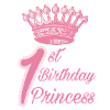 1st Birthday Princess