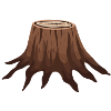 Burly stump brown
