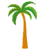 Beach Time - logo palmier