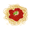 Spaghetti boloński paremsan Ser Cook Makaron Makaron Makaron