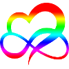 Rainbow heart