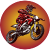 Motorbike, biker