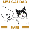 Dad cat logo