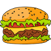 Hamburger oder Cheeseburger
