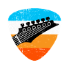 Retro guitar