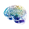 Brain with EEG