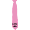 tie pink boss heart