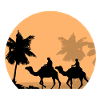 - caravan - orient - moon