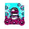 Astronaut flowers