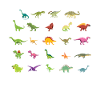 Typer af dinosaur Dinosaur besat skjorte
