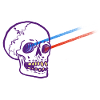 Laser skull