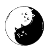 Ying Yang cat