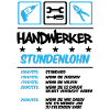 Handwerker Stundenlohn