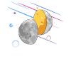 Cheese Moon Funny Space Day