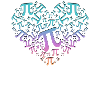 Pi Day Heart