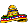 Cartoon sombrero