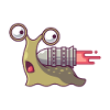 Rocket-powered snail