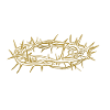 Couronne d'or d'épines Jésus-Christ