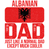 Albanian Dad Albania Flag Father's Day T-shirt