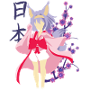 Anime cat girl kawaii girl japanese anime