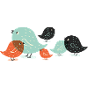 a bunch of birds