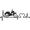 Simson Star heartbeat black